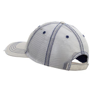 Licensed Army Aviator Veteran Embroidered Low Profile Special Cotton Mesh Cap - Putty OSFM