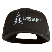 Delta with USSF Embroidered Solid Cotton Mesh Cap - Charcoal OSFM