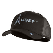 Delta with USSF Embroidered Solid Cotton Mesh Cap - Charcoal OSFM