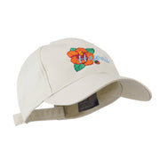 USA State Flower Hawaii Hibiscus Embroidery Cap