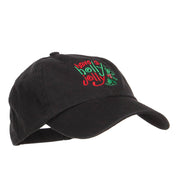 Have a Holly Jolly Embroidered Pet Spun Cap