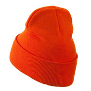 Halloween Jack o Lantern Face Embroidered Long Beanie