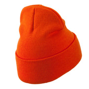 Halloween Jack o Lantern Face Embroidered Long Beanie