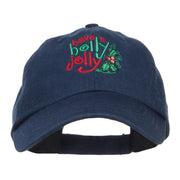 Have a Holly Jolly Embroidered Pet Spun Cap