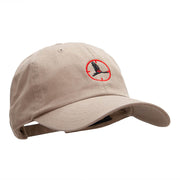 Crane Hunter Embroidered Washed Cap