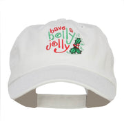 Have a Holly Jolly Embroidered Pet Spun Cap