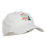 Have a Holly Jolly Embroidered Pet Spun Cap