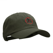 Crane Hunter Embroidered Washed Cap