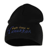 Eight Days of Hanukkah Embroidered Short Beanie