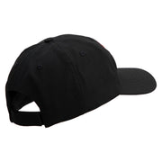 US Marine Corps Semper Fi Embroidered 6 Panel Unstructured Cotton Twill Cap Made in USA - Black OSFM