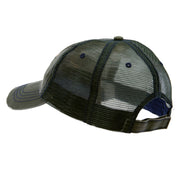 Mountain Hiking Embroidered Low Profile Special Cotton Mesh Cap