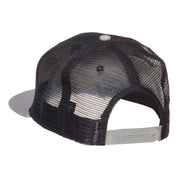 Mr Embroidered Mesh Snapback Cap