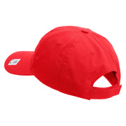 US Marine Corps Semper Fi Embroidered 6 Panel Unstructured Cotton Twill Cap Made in USA - Red OSFM