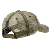 Mountain Hiking Embroidered Low Profile Special Cotton Mesh Cap