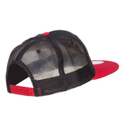 Mr Embroidered Mesh Snapback Cap