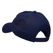 K Heart Symbol Embroidered Washed Cap