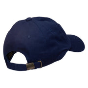 K Heart Symbol Embroidered Washed Cap