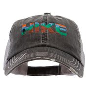 Mountain Hiking Embroidered Low Profile Special Cotton Mesh Cap