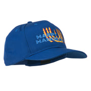 Happy Hanukkah Candles Embroidered Cap