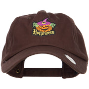 Halloween with Pumpkin Patched Unstructured Cap