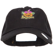 Halloween with Pumpkin Patched Unstructured Cap