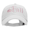 Hello Fall Embroidered Low Profile Structured PET Spun Cap