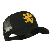 Heraldic Lion Embroidered Cap