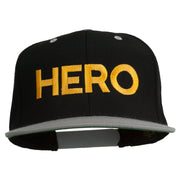 Halloween Hero Embroidered Snapback Cap