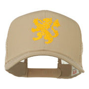 Heraldic Lion Embroidered Cap