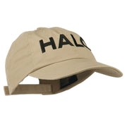 HALO Embroidered Low Profile Washed Cap