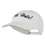 Golf 19th Hole Embroidered Washed Cap