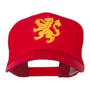 Heraldic Lion Embroidered Cap