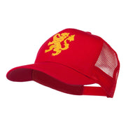 Heraldic Lion Embroidered Cap