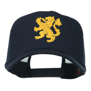 Heraldic Lion Embroidered Cap