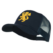 Heraldic Lion Embroidered Cap