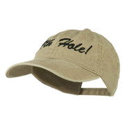 Golf 19th Hole Embroidered Washed Cap