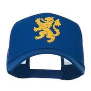 Heraldic Lion Embroidered Cap