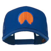 Horse Hoof Mascot Embroidered Mesh Back Cap