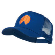 Horse Hoof Mascot Embroidered Mesh Back Cap