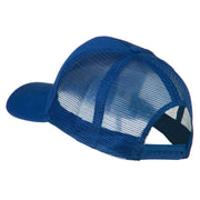 Horse Hoof Mascot Embroidered Mesh Back Cap