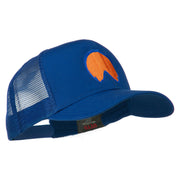 Horse Hoof Mascot Embroidered Mesh Back Cap