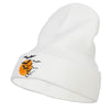 Bats Moon Halloween Embroidered Long Beanie