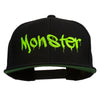 Halloween Monster Embroidered Snapback Cap