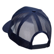 Hooked Embroidered Prostyle Mesh Cap