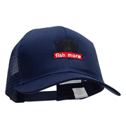 Hooked Embroidered Prostyle Mesh Cap