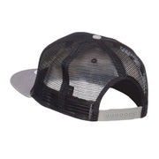 Mr Right Mustache Embroidered Mesh Snapback