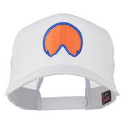 Horse Hoof Mascot Embroidered Mesh Back Cap