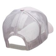 Hooked Embroidered Prostyle Mesh Cap