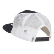 Mr Right Mustache Embroidered Mesh Snapback