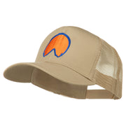 Horse Hoof Mascot Embroidered Mesh Back Cap